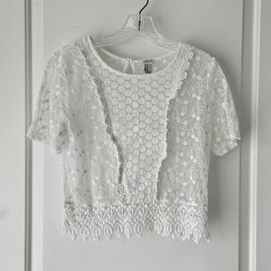 White Lace Top